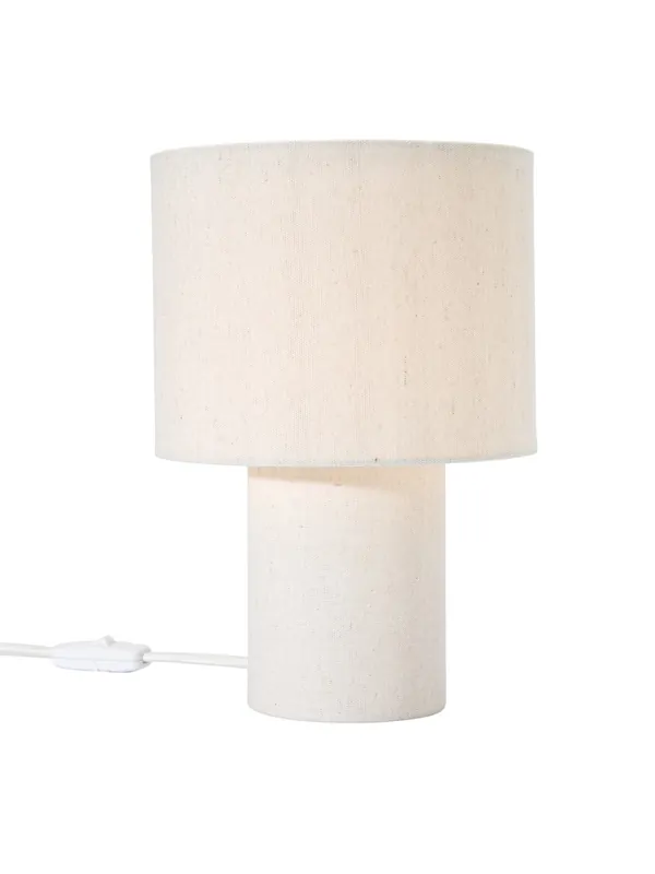 LEAH Lampfot E27 28cm Beige Rabatter