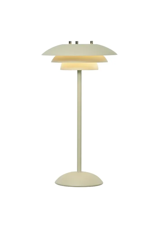 Endast idag EPSILON Bordslampa USB-Laddbar 37cm Beige