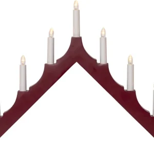 ALMA Ljusstake 40CM Röd Billigare