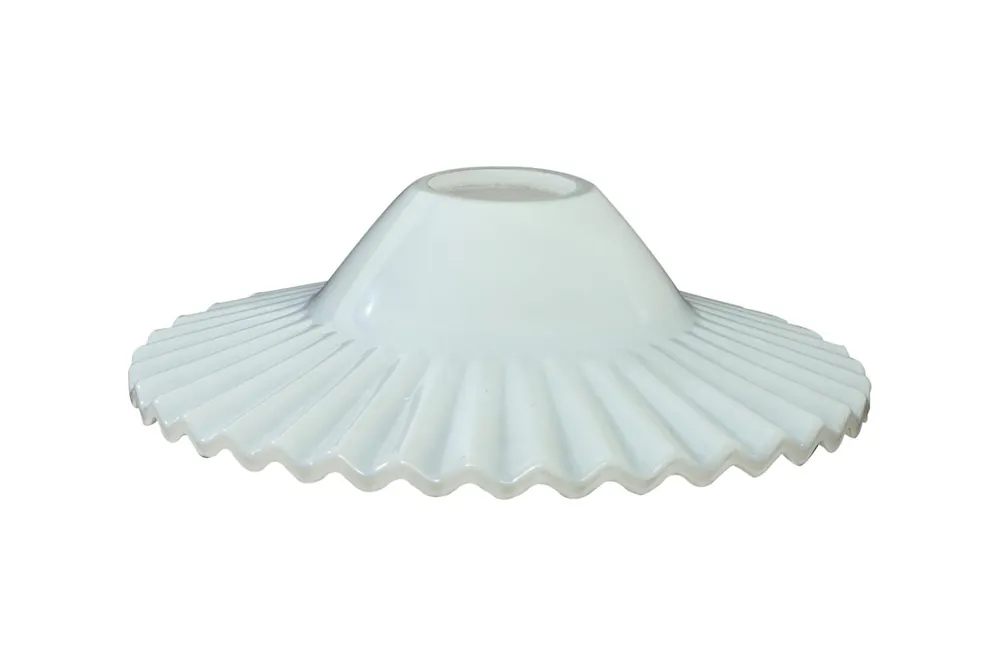 Nedsatt pris SILVIA Glasskärm 21,5cm Opalvitt glas
