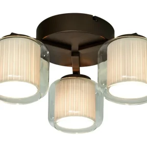 AMSTERDAM Plafond 46cm Brun/Vit Köp online