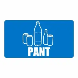 Återvinningsdekal Pant 180x100 mm Lägg i varukorgen