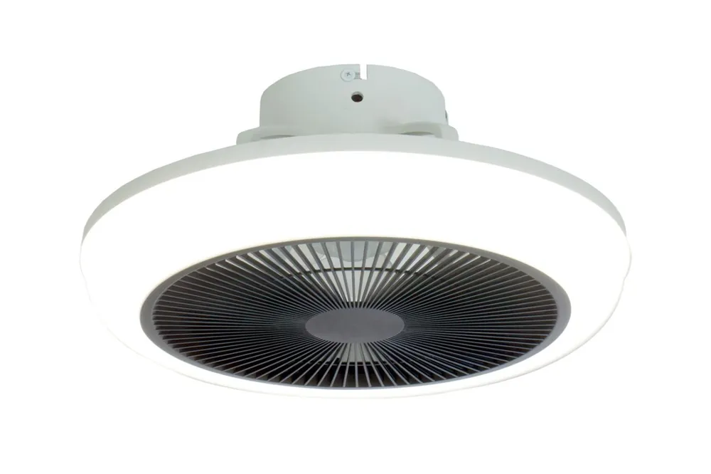 AIR Takfläkt/Lampa 25W LED 45,5cm Vit/Svart Nyhet