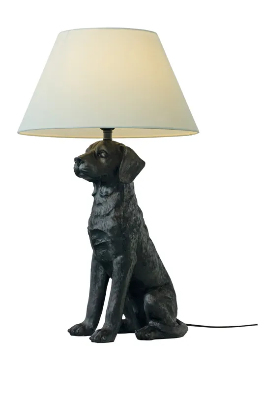 Lågt pris RETRIVER Bordslampa 69cm Svart/Vit