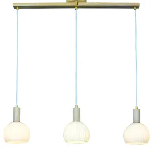 Sista chansen LAPPONIA Taklampa 85 cm Vit/Trä