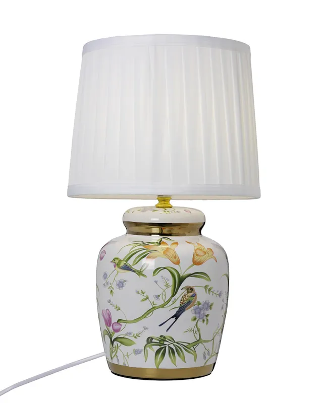 MINI KLASSISK Grön Bordslampa 30,5cm Grön/Vit Säker betalning
