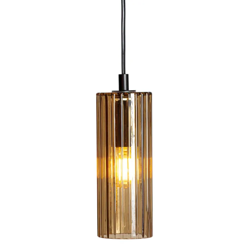 I lager Kiera Fönsterlampa 7cm Svart/Amber