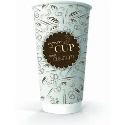 Pappersmugg, Hot Cup, 55cl/20oz Säker betalning