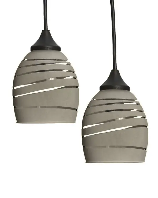 Fri frakt Fönsterlampa klara ränder 2-pack