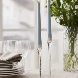 Populär LED Antikljus 2-pack Flamme Candy batteridrivna