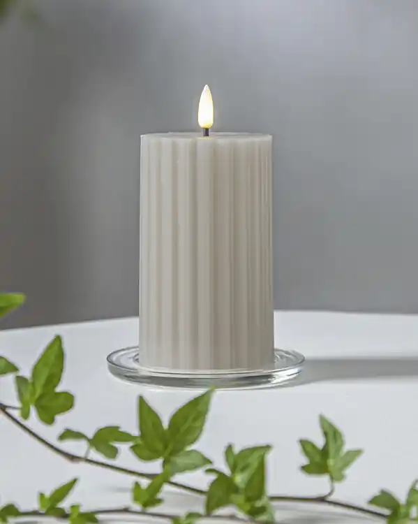 Snabb leverans LED batteridrivna blockljus Flamme stripe