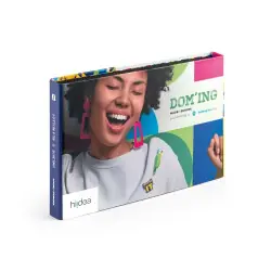 PIN & DOMING SHOWCASE. 2-i-1-stift och Doming provpaket Nyhet