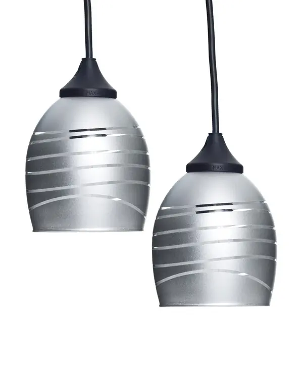 Fönsterlampa klara ränder 2-pack Säker betalning
