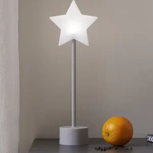 I lager Lampa Stjärna på fot Blizz med laddningsbart batteri