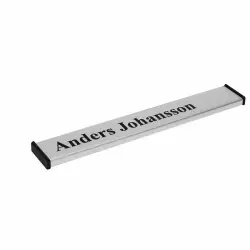 Fynd Dörrskylt 210x31 mm 1-rad - Plan