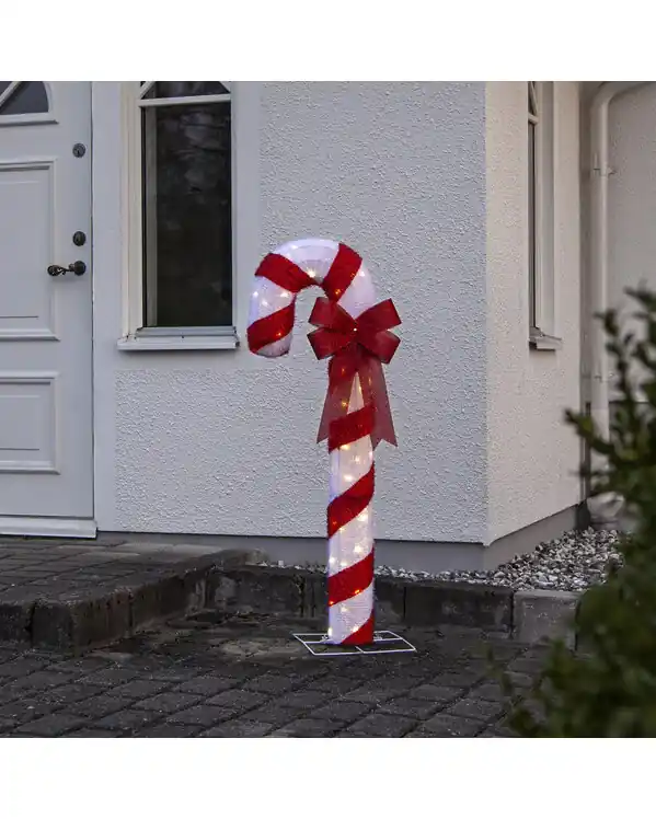 Billigare Star Trading Utomhusdekoration LED CandyCane