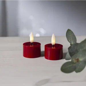 2-pack batteridrivna värmeljusLED Flamme flow 4 x 5 x 5 cm Erbjudandepris