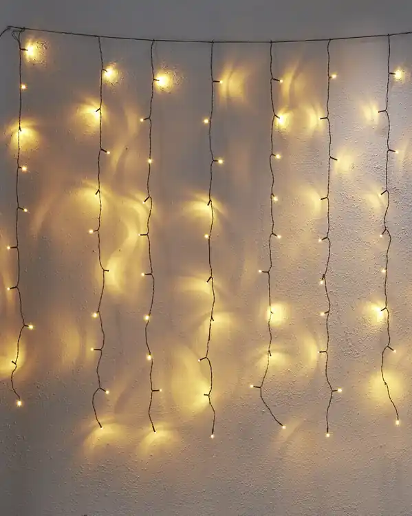 Erbjudande Star TradingLjusgardin med LED ljus, 130cm