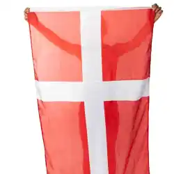 Danska Polyesterflagga 150 x 90 cm I lager