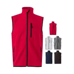 VL VARUNA. Soft shell-väst (280g/m²), med polärt foder, i polyester (94%) och elastan (6%) Fynd
