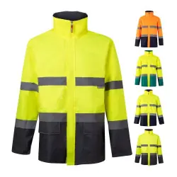 VL THEMIS. Tvåfärgad parkas (190g/m²), i polyester (100%), med PU-beläggning Nedsatt pris