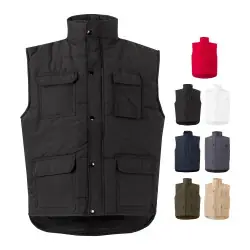 VL MEFITIS. Vadderad väst med flera fickor (220g/m²), i polyester (100%) Nyhet