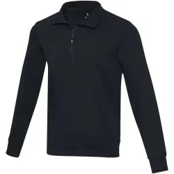 Tin 280 g/m² unisex Aware tröja med kvartsdragkedja av återvunnet material Billig