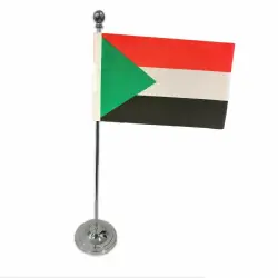 risnedsättning Bordsflagga Sudan