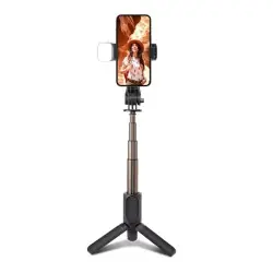 SBS Selfie-stick med stativ och LED-lampa Populärt val