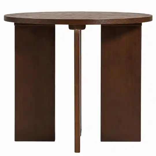 Kundfavorit Soffbord 'Créme' Runt 55 cm - Valnöt