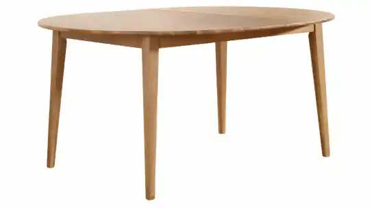 Sista chansen Matbord 'Saba' Ovalt/Runt 120-165x120 cm - Ek