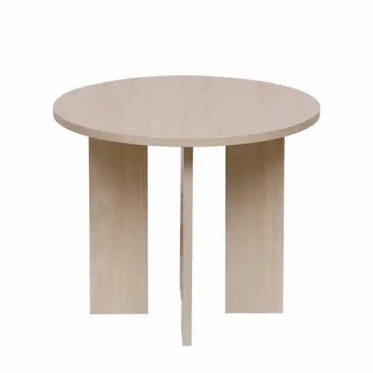 Begränsat antal Soffbord 'Créme' Runt 55 cm - Natur