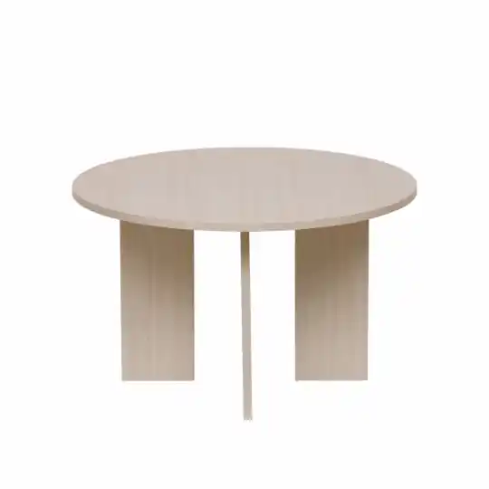 Soffbord 'Créme' Runt 75cm - Natur Fri frakt