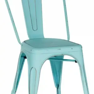 Stol 'Montmartre' - Vintage turkos Kundfavorit