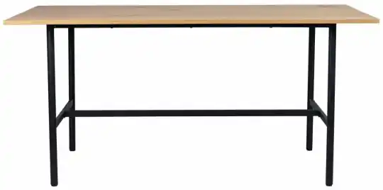 Utförsäljning Matbord 'Line' - Ek/Svart 160x90cm