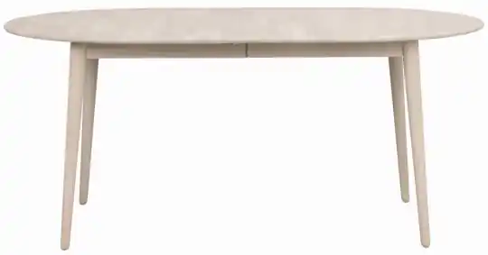 Rea Matbord 'Tyler' Ovalt 170x105cm - Vitpigmenterad Ek