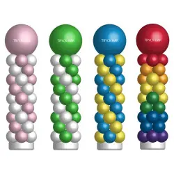 Fynd Ballongpelare inkl ballonger för dekoration