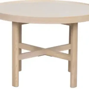 Soffbord 'Marsden' Runt 60cm - Ljus ek Rabatter