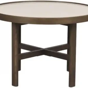 Soffbord 'Marsden' Runt 60cm - Brun Begränsad tid