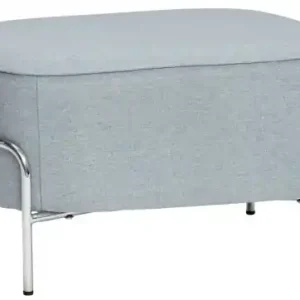 Endast denna vecka Sittpuff - Blå/Krom