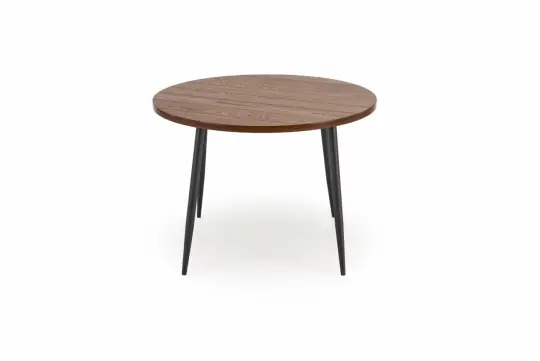 Begränsat erbjudande Matbord 'Barry' Runt 105cm - Natur/svart