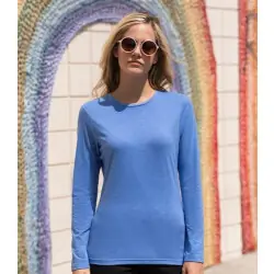 Ladies` Feel Good Long Sleeved Stretch T Snabb frakt