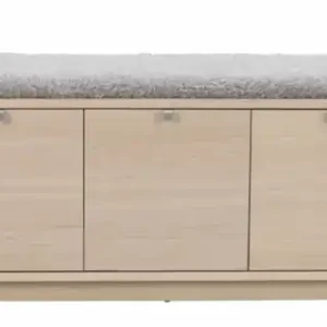 Bänk 'Confetti' 106cm - Vitpigmenterad Outlet