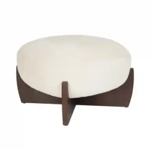 Bästa pris Fotpall 'Emilius' - Beige