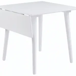 Trygg betalning Matbord 'Lotta' 80x80cm - Vit