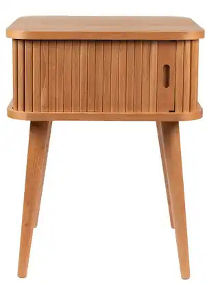 Handla nu Sidobord/Sängbord 'Barbier' - Natur