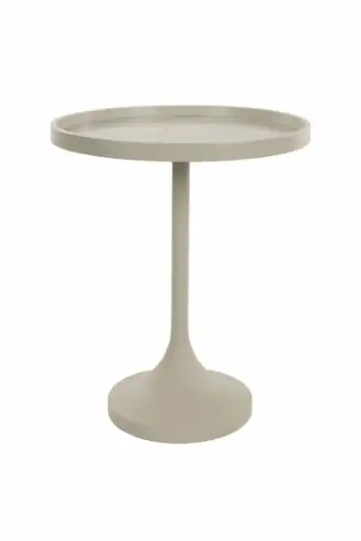 Sidobord 'Jason' Ø46 cm - Beige Fynd