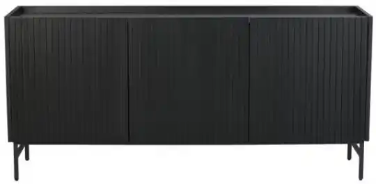 Säker betalning Sideboard 'Halifax' - Svart