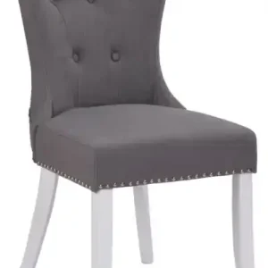 Beställ idag Stol 'Ina' - Grå/Vit