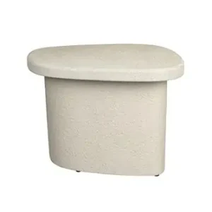 Sidobord 'Veda' 41cm- Beige Nedsatt pris